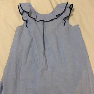 Tank | J Crew | Light Blue with Navy Trim